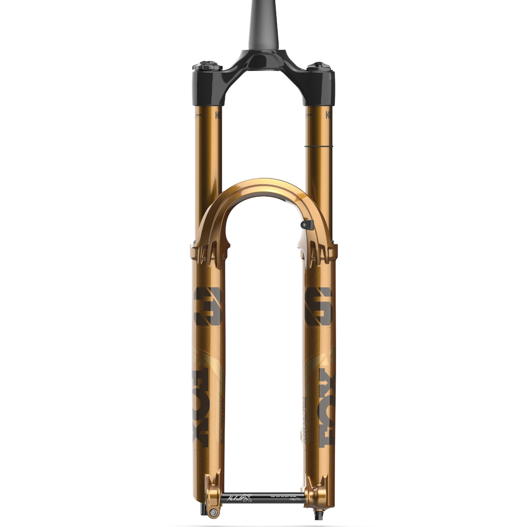 FOX 36 Float Factory GRIP X Federgabel 29 Zoll 160 mm Podium Gold Limited Edition – Hochwertige Mountainbike-Gabel mit Kashima-Beschichtung für All-Mountain und Enduro