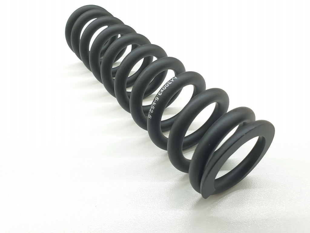 REAR STEEL SPRING 300LBS/IN 3,50"-89MM - FBLK