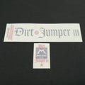 RH+LH LABELS DJ3  BLACK/RED - BSB Bicycle Suspension Berlin