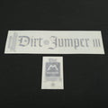 RH+LH LABELS DJ2 SILVER/ BLACK