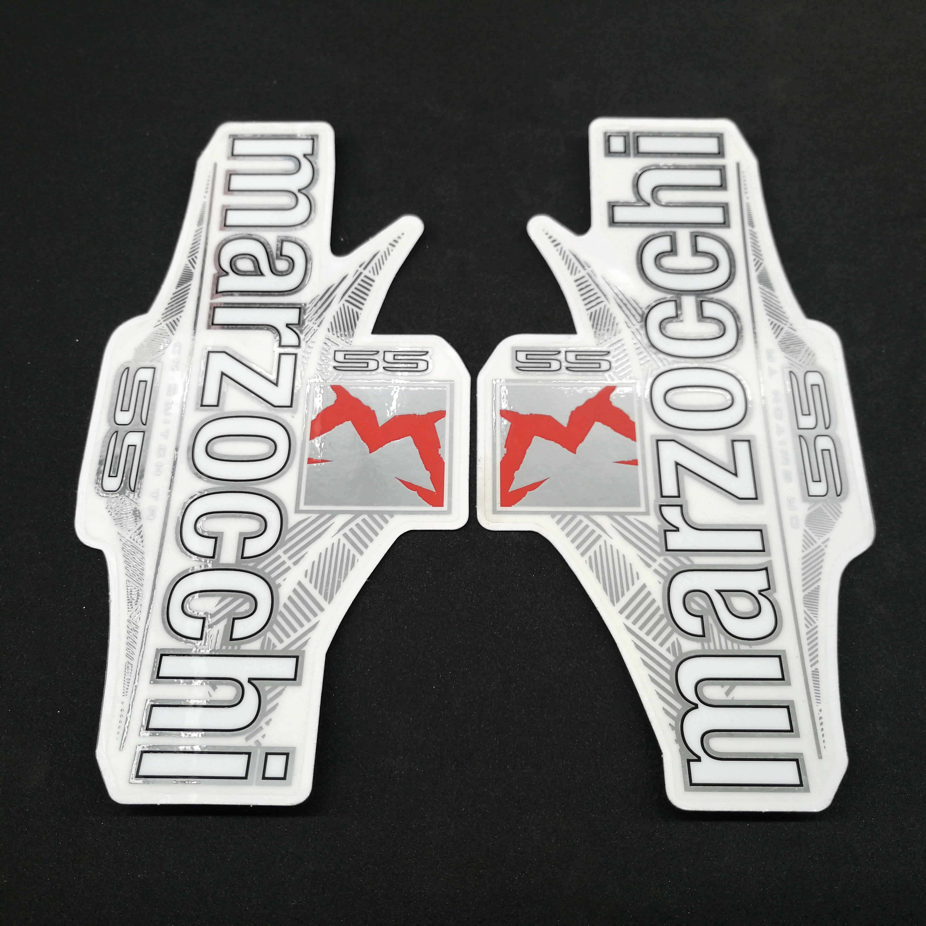STICKER KIT MY12 55 CR STA WHT MARZOCCHI