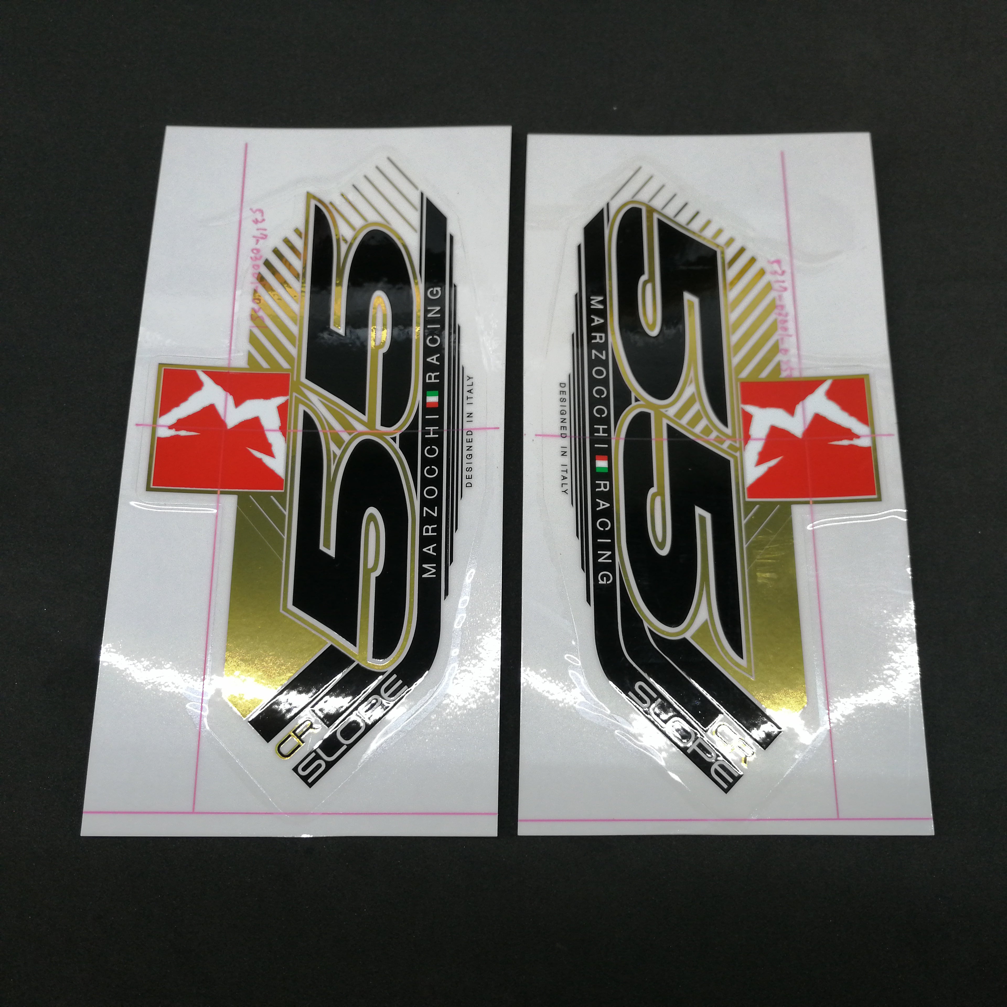 STICKER KIT MY15 55 CR SLOPE WHTF