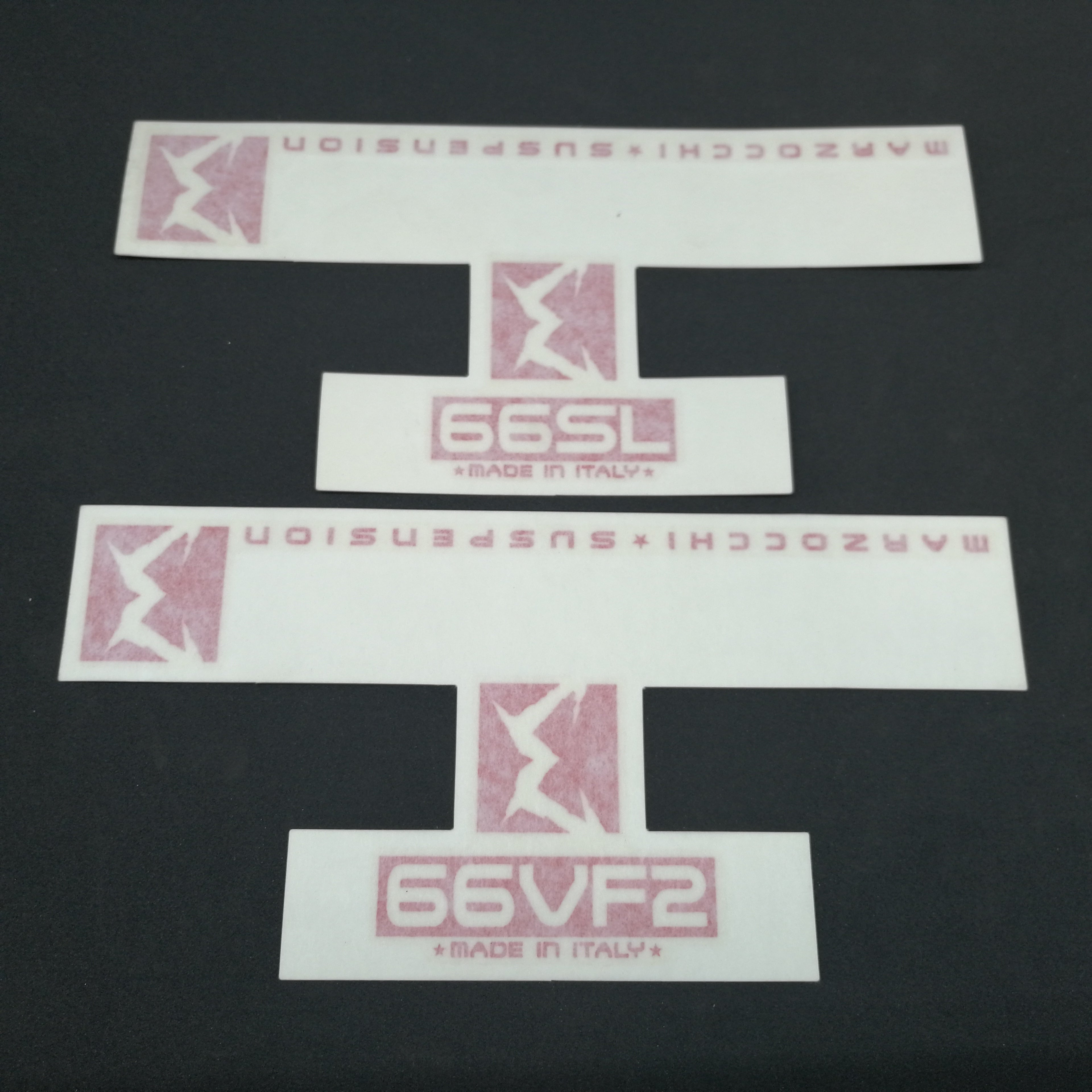 KIT ADES.SX-DX 66VF2 BLK-RED06 - BSB Bicycle Suspension Berlin