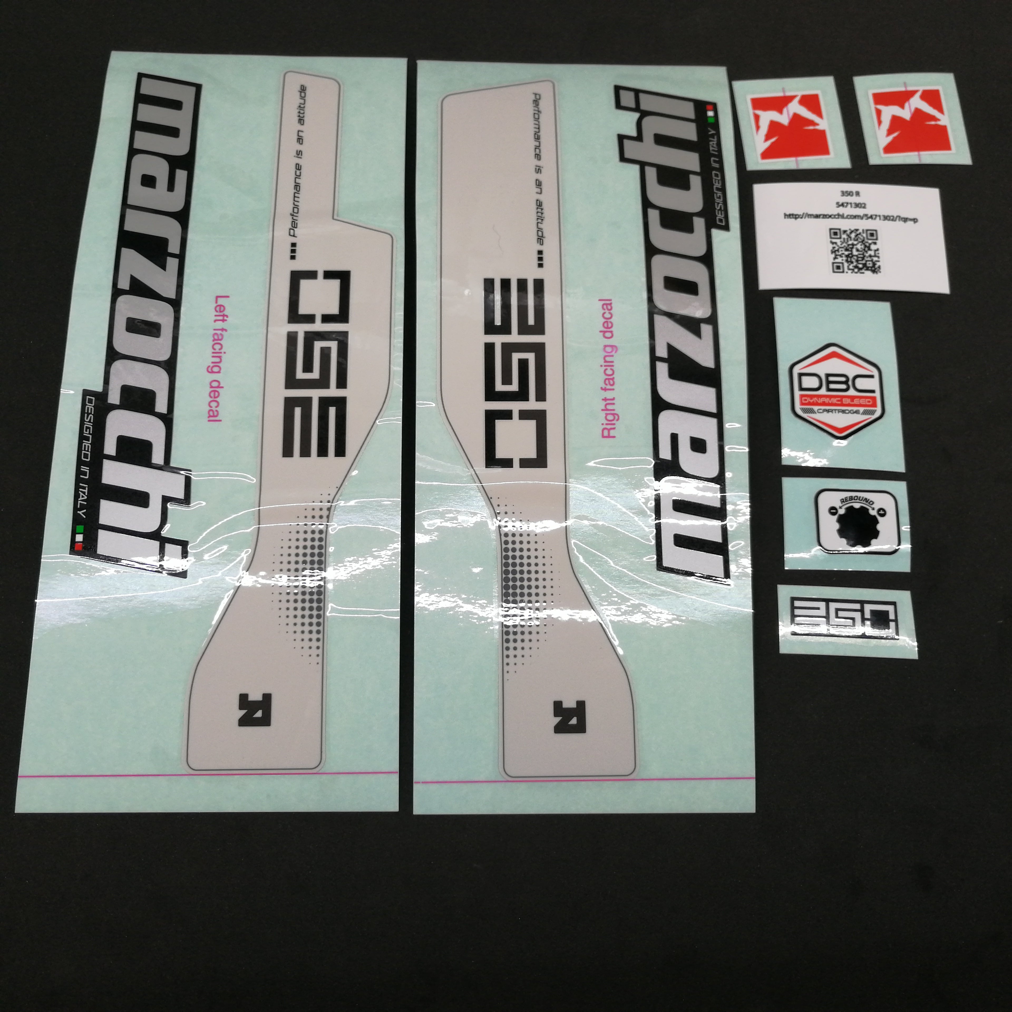 STICKER KIT MY15 350 R BLKF