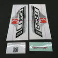 STICKER KIT MY13 CORSA 29 WHT-FORK