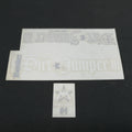 KIT ADES.SX-DX DJ3'04 WHI/SILV