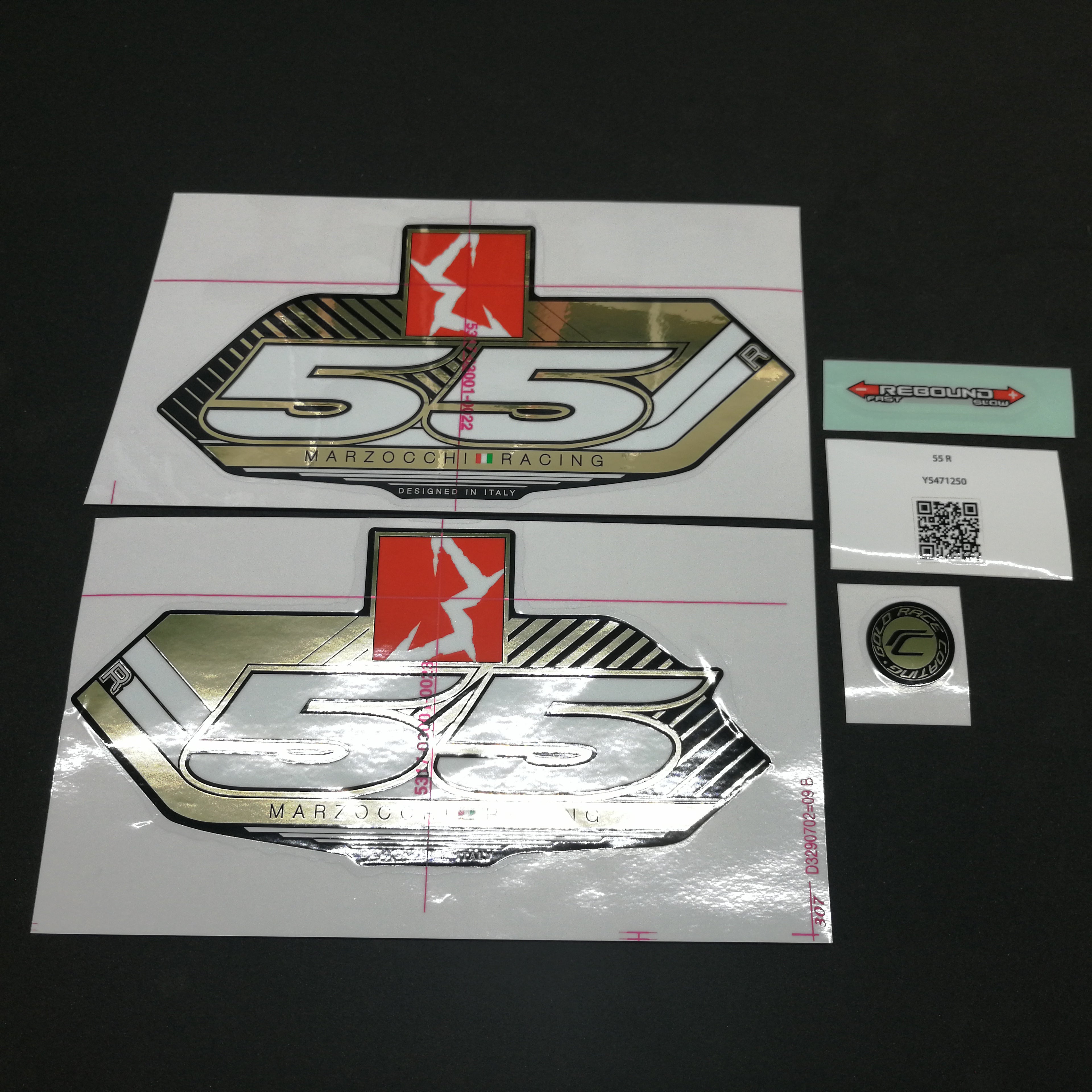 STICKER KIT MY13 55 R BLK-FORK