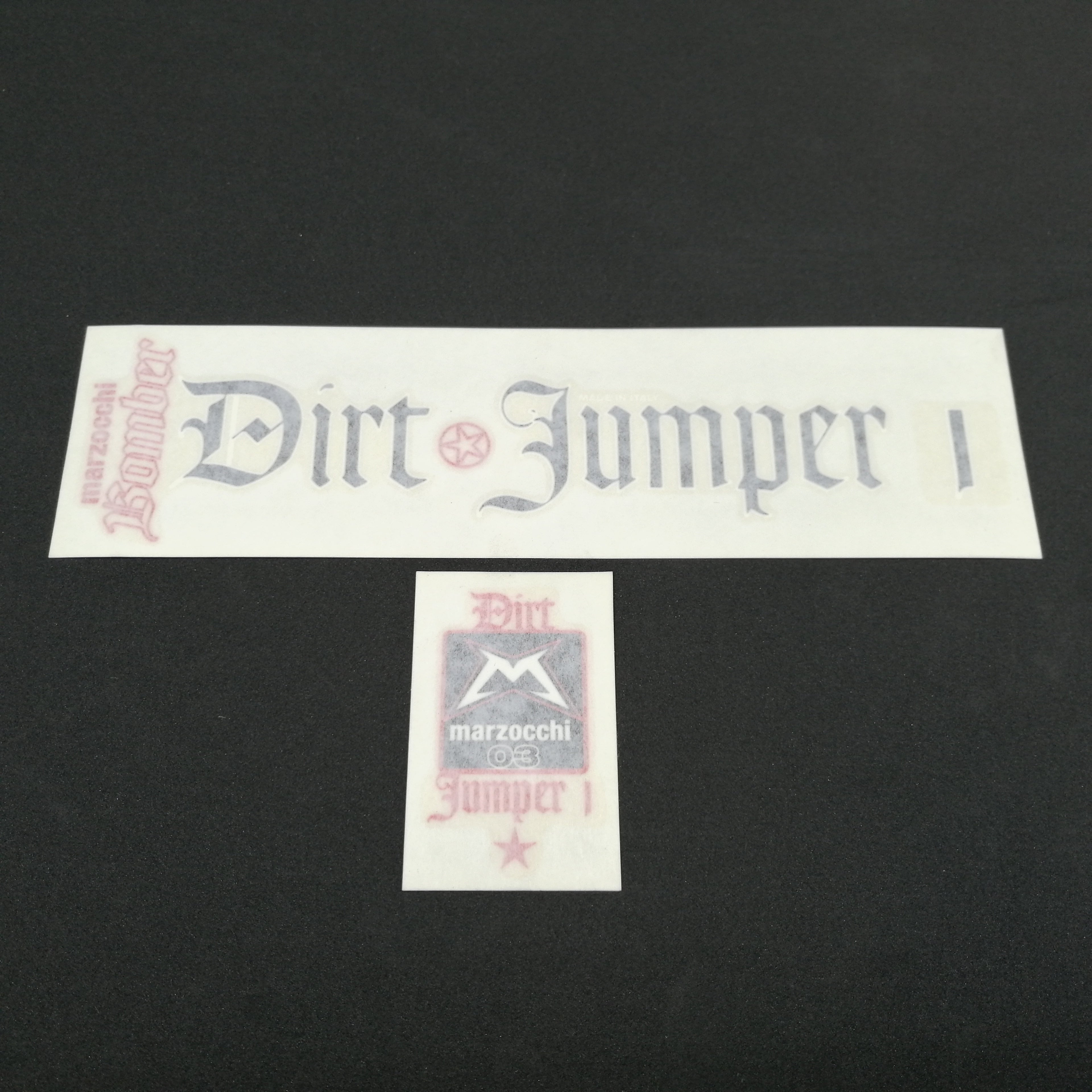 RH+LH LABELS DJ 1 BLACK/RED