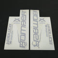 RH+LH LABELS MARAT.S 04-SILVER